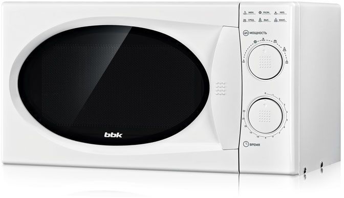Печь СВЧ BBK 20MWS-803M/W/RU MG 20 л, 800 Вт, белый