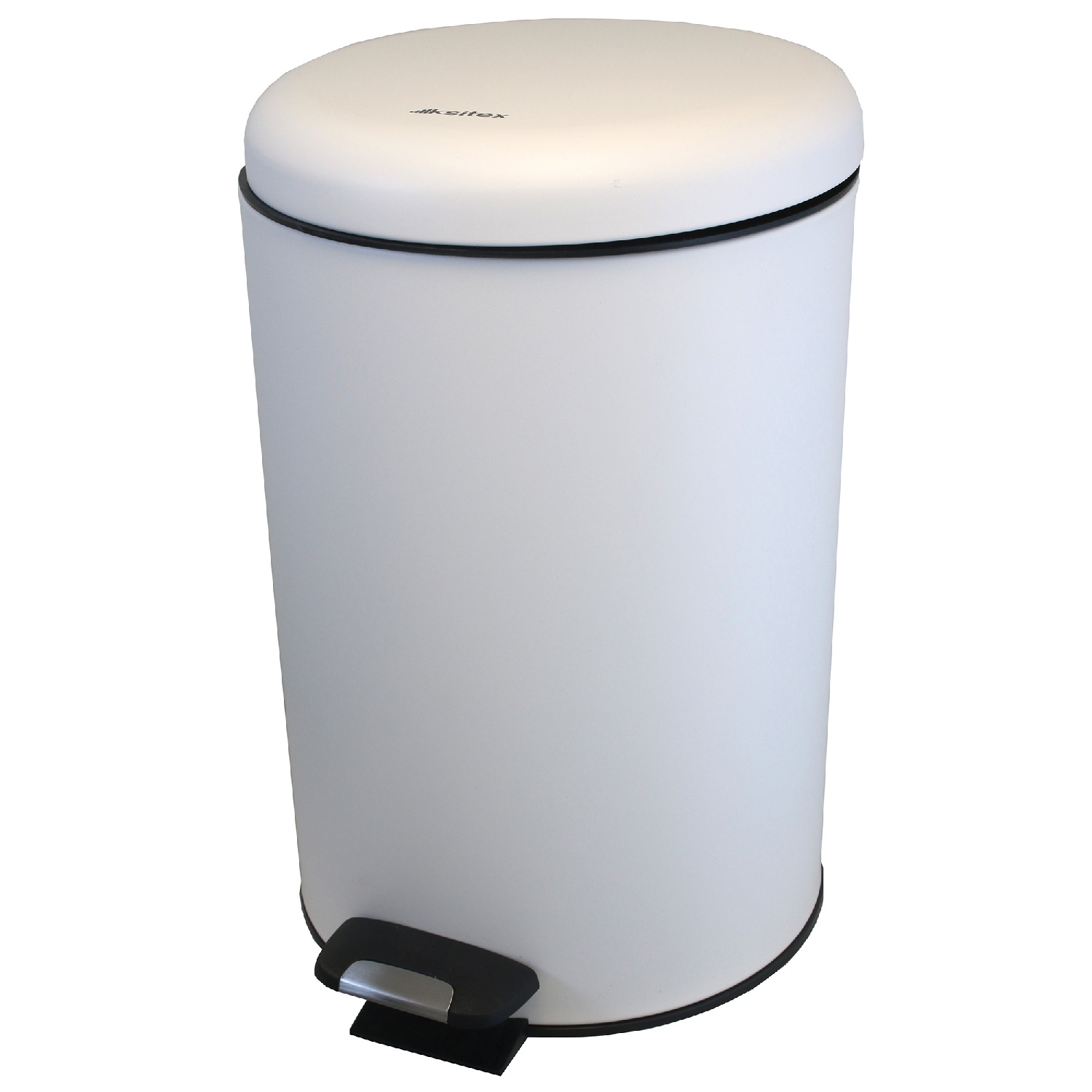 Урна с механизмом поднятия крышки Ksitex BGR-12W (белая)