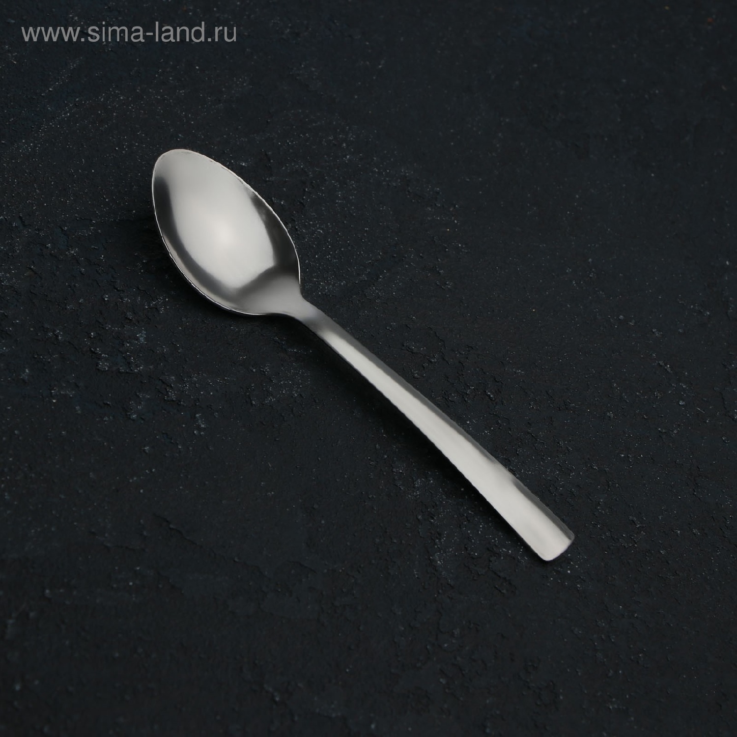 Ложка чайная Доляна Gleen, длина 14 см, толщина 1 мм, нержавеющая сталь, серебристая