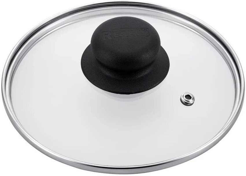 Крышка Regent Inox низкая с пароотводом 14 см 93-LID-03-14