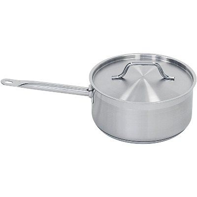 Сотейник 2,8 л. нерж. d=18 см. h=11 см. с крышк. двойное дно (индукция) MGSteel (С23S178KL)