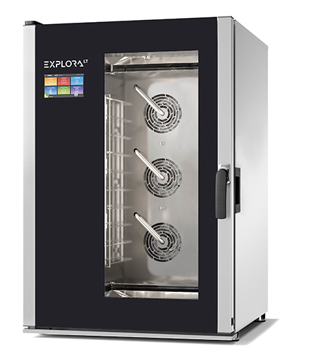 Пароконвектомат PIRON PF1410 EXPLORA LT (10 GN1/1 или 600х400, 15,8кВт, 810x900x1210 мм)